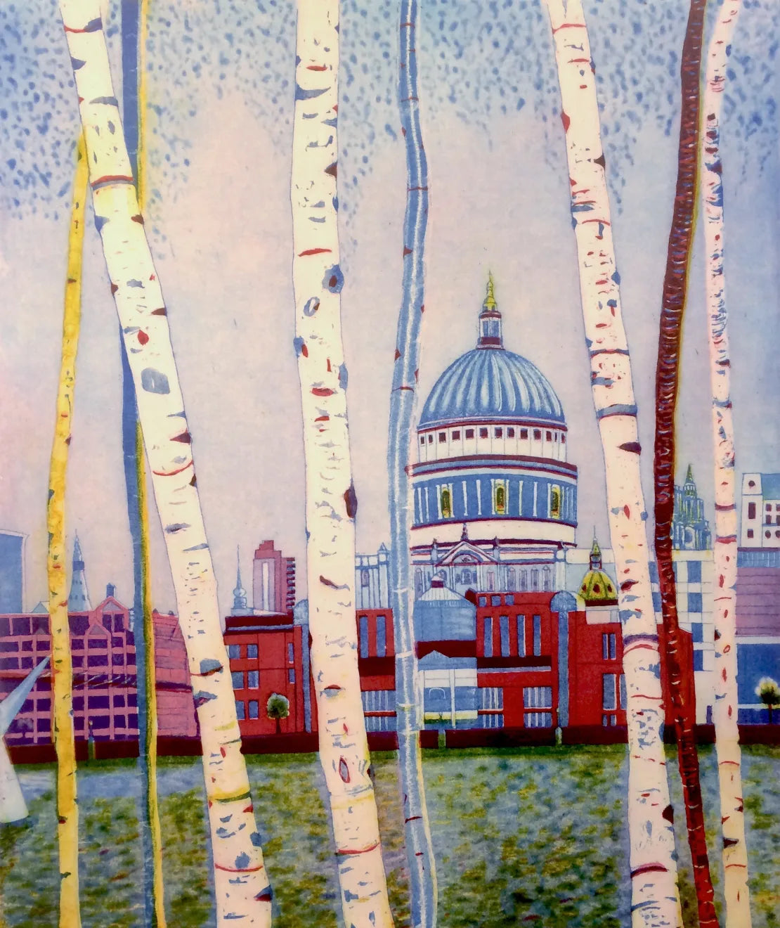 St Paul’s Cathedral from Tate Modern London 